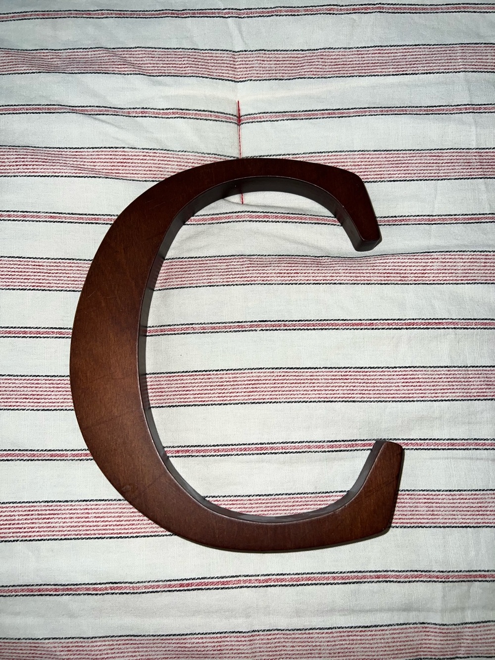 Pottery Barn Kids Wood Letter “C” - Dark Espresso Finish